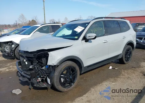 2025 Kia Telluride Sx Prestige X-Line из США, поврежденный, VIN 5XYP5DGC4SG598341